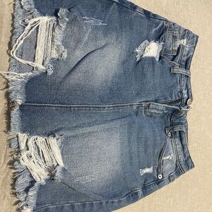 Wild Fable Light Blue Denim Shorts
